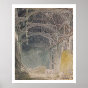 Poster Interior do palácio de St John, Eltham, c.1793
