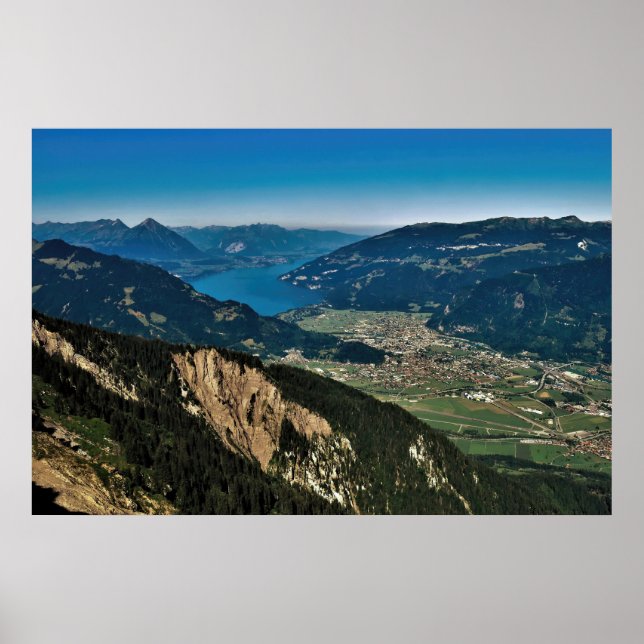 Poster Interlaken e Thunersee (Frente)