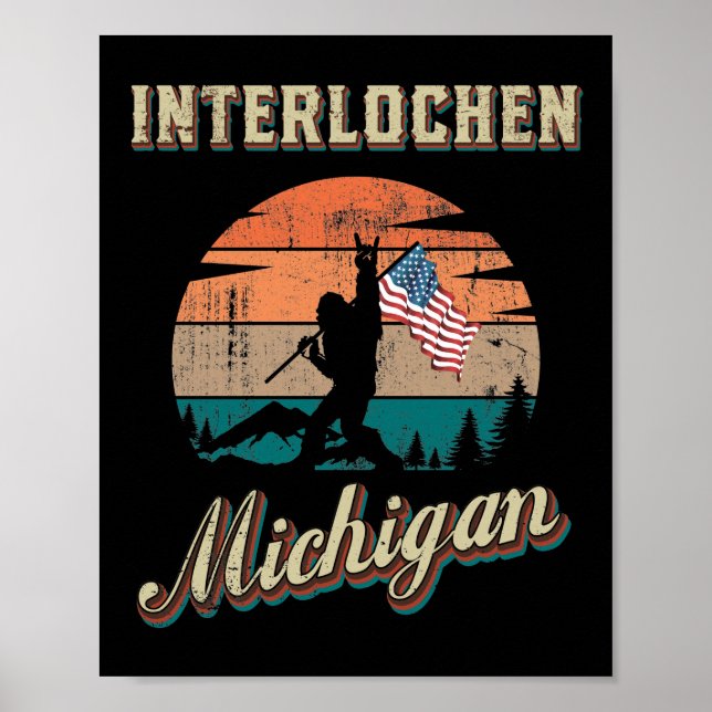Poster Interlochen Michigan (Frente)