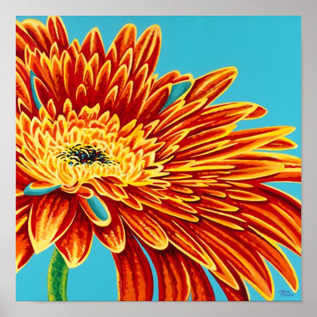 Pôster Intermitências de cores I (Frente)