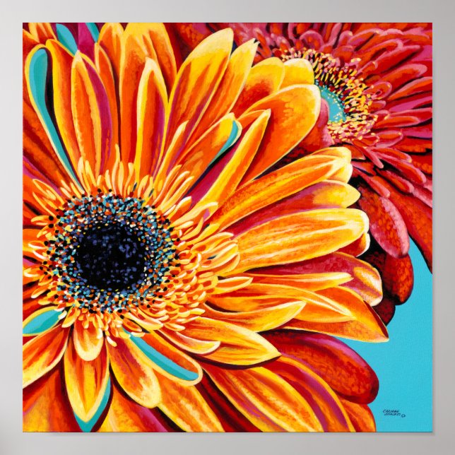 Poster Intermitências de cores II (Frente)