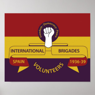 Poster internacional das brigadas