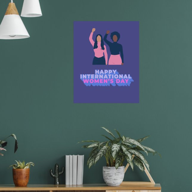 poster internacional das mulheres (Sala de Estar 1)