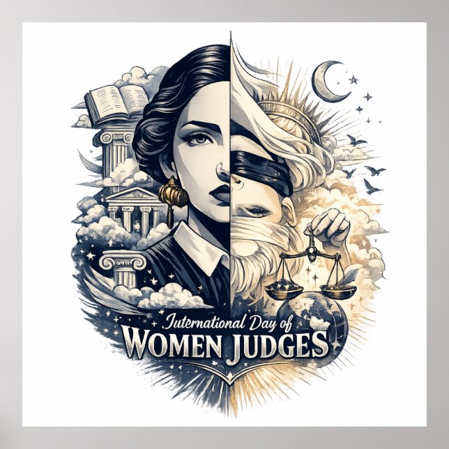 Poster International Day of Women Judges (Frente)