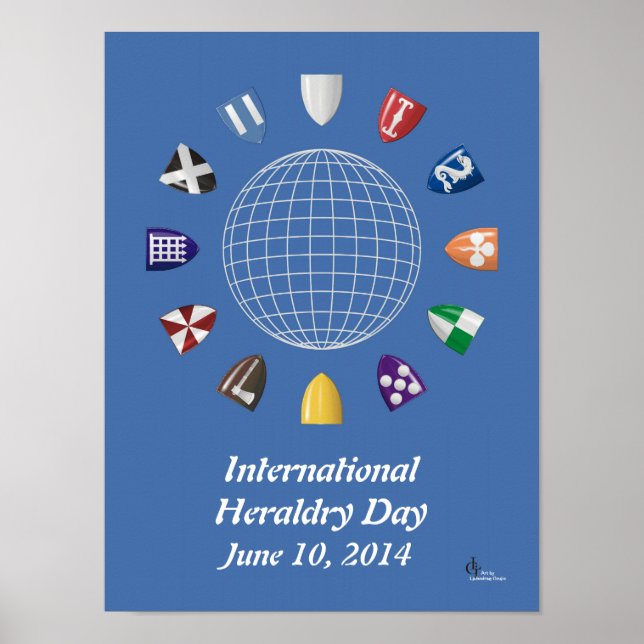 Pôster International Heraldry Day 2014 (Frente)