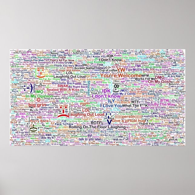Poster Internet Lingo Art (Frente)