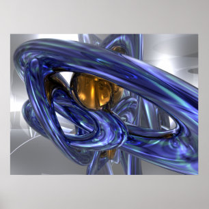 Poster interno do abstrato da felicidade