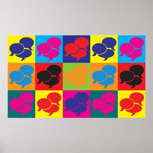 Pôster Interpretação da arte Pop (Frente)