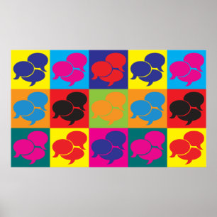 Pôster Interpretando o pop art