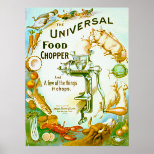 Pôster Interruptor inversor universal 1897 da comida