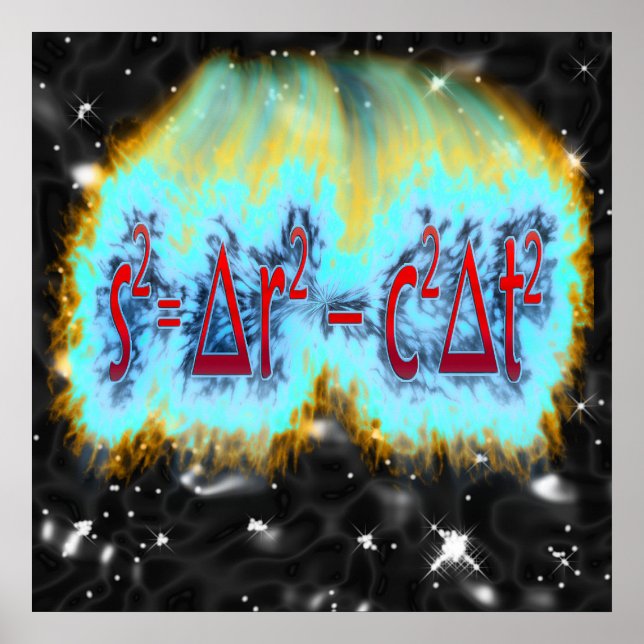 Poster Intervalo de Tempo do Espaço (Frente)