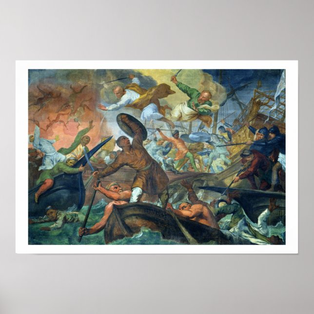 Pôster Intervenção milagrosa de S. Pedro e Paulo i (Frente)