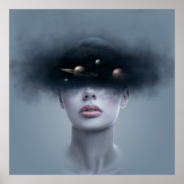 Poster Into space. (Frente)