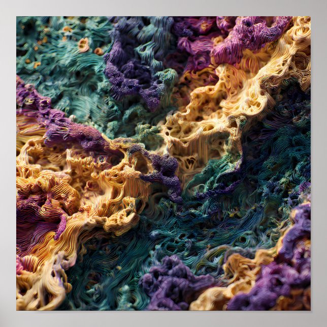 Poster Intricate Seamless Detail: Micro-Graphic Density (Frente)