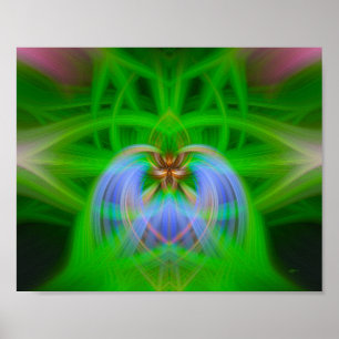 Poster Intricidade Verde 