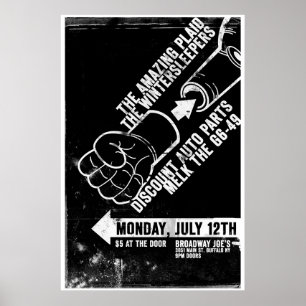 Pôster introduza o punho