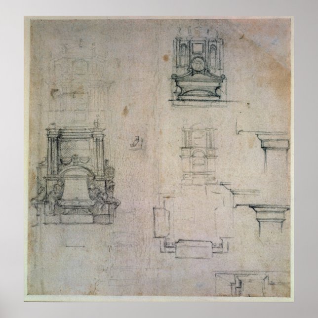 Poster Inv. 6-25-545. R. Designs para tumbas (Frente)