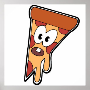 Poster Invader Zim Pizza Decal