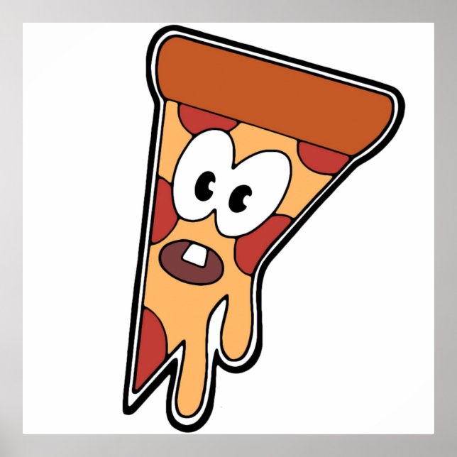 Poster Invader Zim Pizza Decal (Frente)