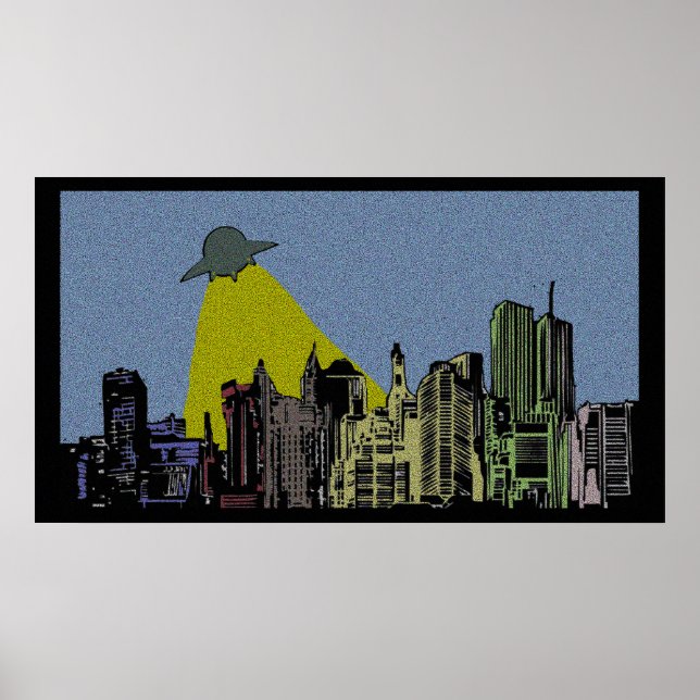 Poster Invasão de banda desenhada (Frente)