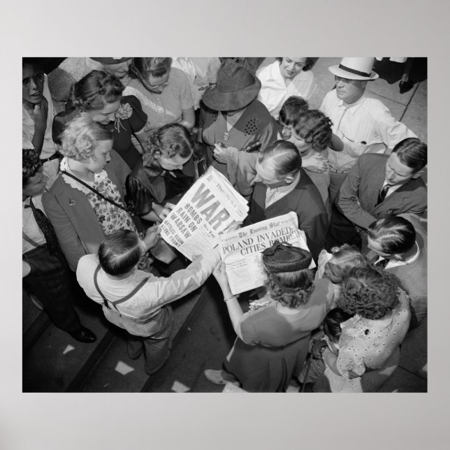 Poster Invasão de Polônia, 1939 (Frente)