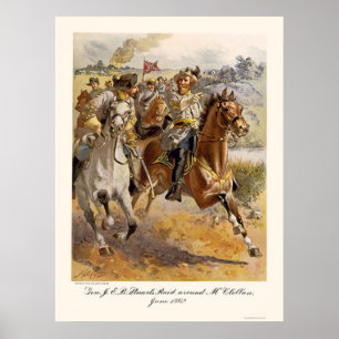 Pôster Invasão do general Stuart por Henry Alexander