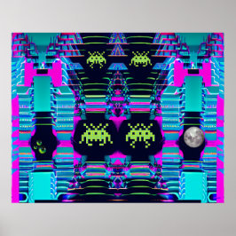 Poster Invasão espacial dos reis tarifários