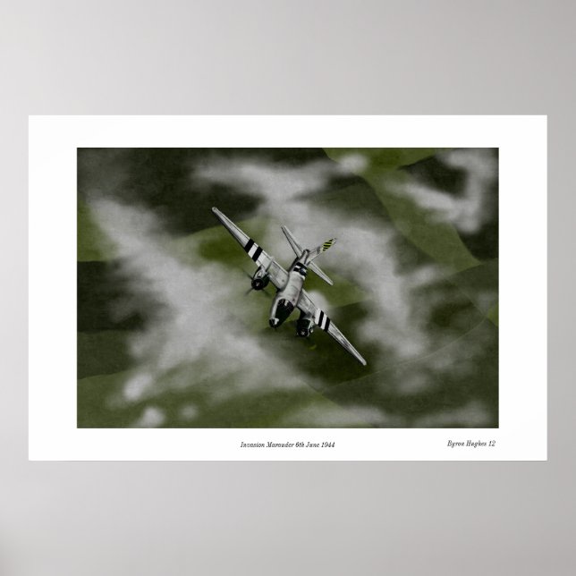 Pôster Invasão Marauder 1944 (Frente)
