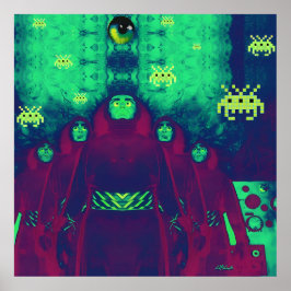 Poster Invasores Assassino do Espaço Exterior