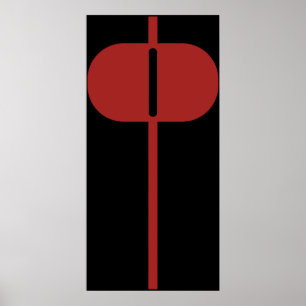 Poster Invencível - Logotipo Omni Man