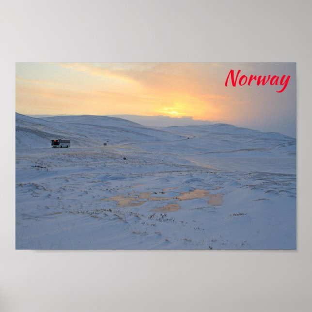 Poster Inverno da Noruega (Frente)