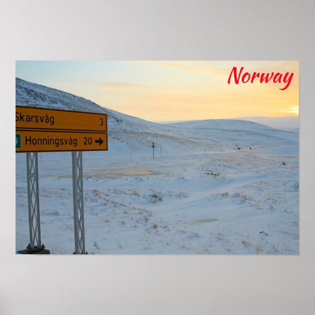 Poster Inverno da Noruega (Frente)