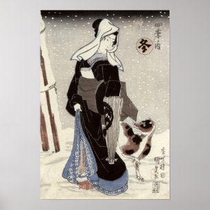 Poster Inverno, da série 'Shiki nenhum uchi