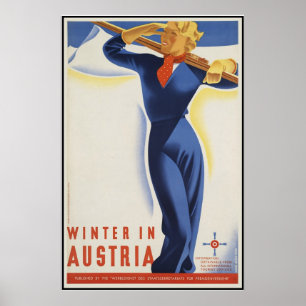 Pôster Inverno em Áustria