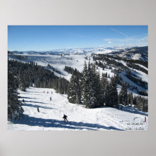 Poster inverno em declive