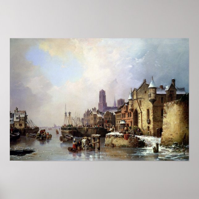 Pôster Inverno em Konigsberg (Frente)