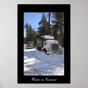 Poster Inverno em Vermont