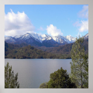 Poster Inverno no lago Whiskeytown…