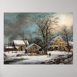 Pôster Inverno no País, Um Arquivamento da Manhã Fria Pr