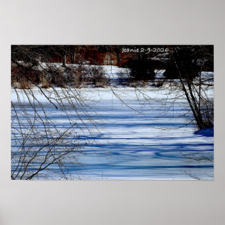 Poster Inverno no Sul de Jersey