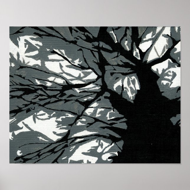 Pôster InvernoOlhando para cima (Frente)