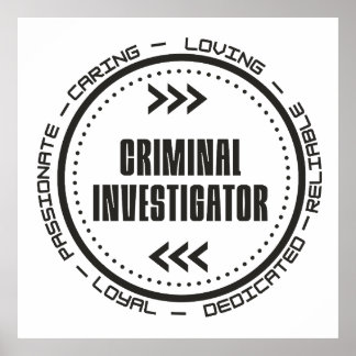 Poster Investigador Criminal