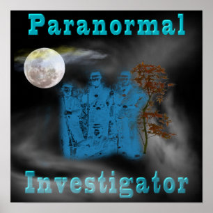 Poster investigador paranormal