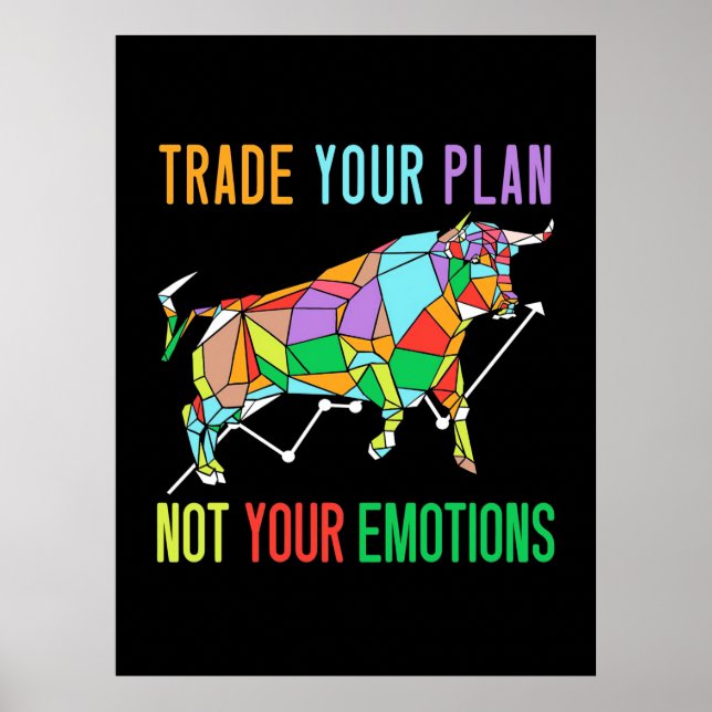Poster Investor Trade Your Plan (Frente)