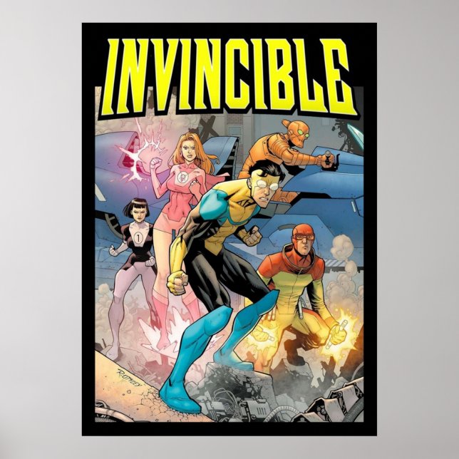 Poster invincible cartoon (Frente)