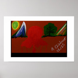 Poster Invisible Girl Trapped in Another Universe