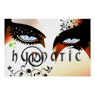 Pôster Invólucro da Moda Azul