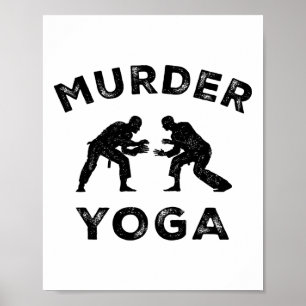 Poster Ioga Assassino Piada Jiu-jitsu Paz Interior Bjj Hu