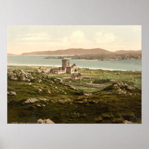 Poster Iona Abbey, Argyll and Bute, Scotland