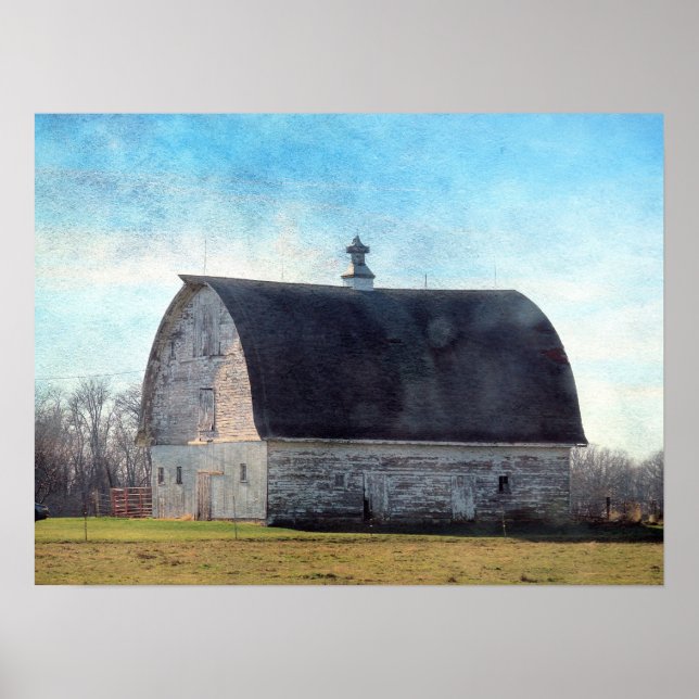 Poster Iowa Barn (Frente)